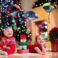 Rdogeia 12 pack Christmas parachute toys for kids with tangle free design - view 5