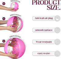 Sratte clear inflatable beach balls in 24, 16 and 5 inch sizes - view 24