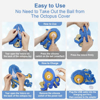 Interactive Dog Toys Octopus to Keep Them Busy – Essentials for Dogs - Blue - image 3