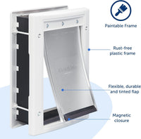PetSafe Plastic Dog & Cat Door, Pets Up to 40 lb, Paintable - Small - image 4