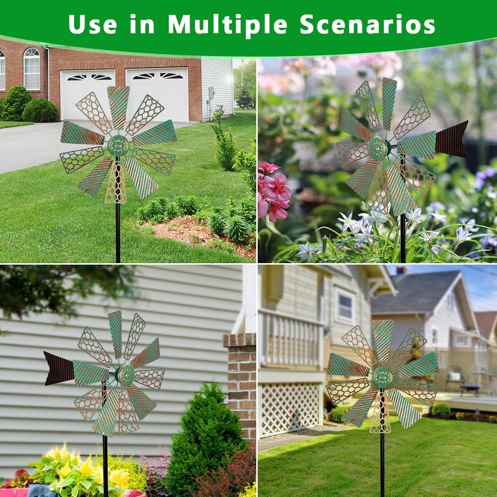 Viveta Wind Spinners Outdoor - Green-a - image 3