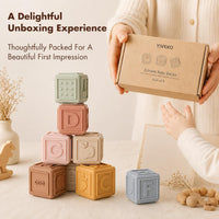 Baby Blocks Stacking for Babies Silicone Soft Building Blocks - Gentle - image 4