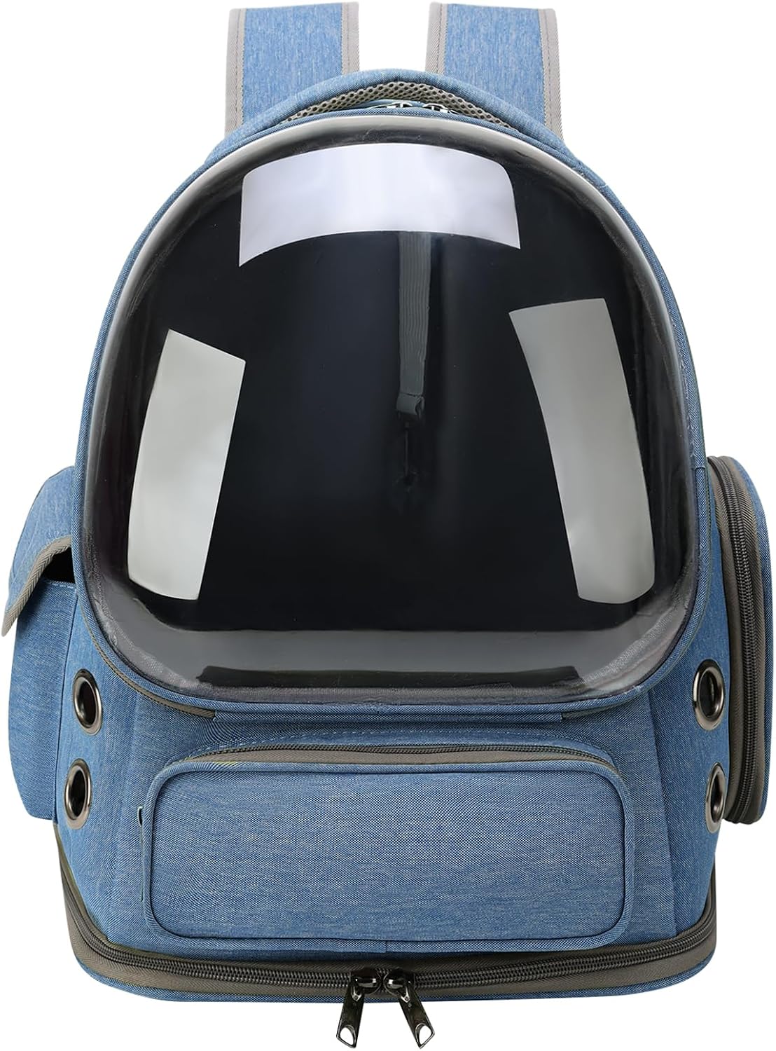 Cat Backpack Carrier for Cats and Small Dogs - Blue / Large
