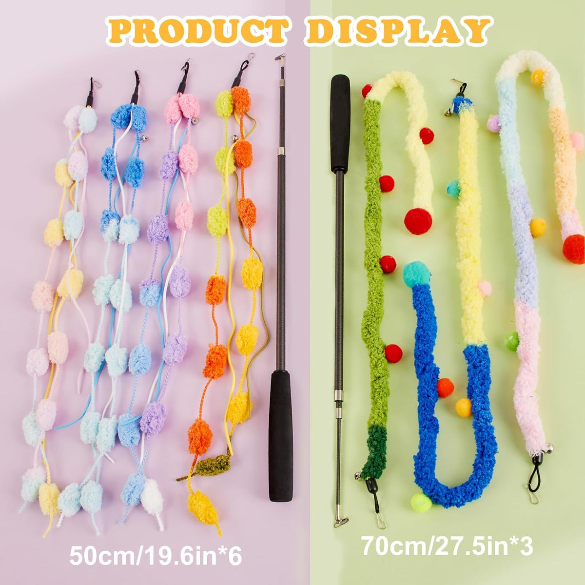 9PCS Interactive Bird Simulation Cat Toy Set with Suction Cup Indoor – Essentials for Cats - 9pcs - image 2