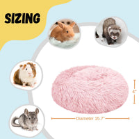 Bunny Bed Large Rabbit Hideout Soft & Comfortable – Daily Care for Small Pets - Grey+Pink - image 3
