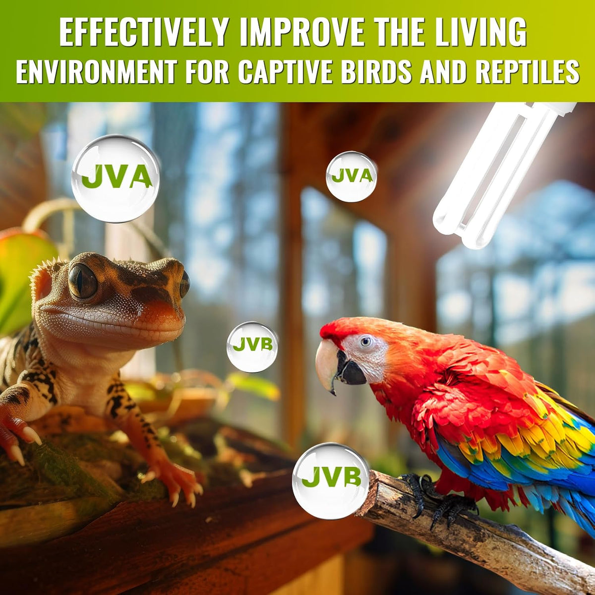 DoRight UVB 5.0 Bulb for Birds Compact Fluorescent Light Bulb E26 - image 2