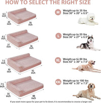 Orthopedic Washable Dog Bed - Pink / 48.0"l x 35.0"w x 7.5"th - image 4