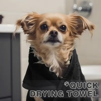 Chumia 4 Pcs Dog Towels for Drying - 30 x 50 Inch / Black - image 3