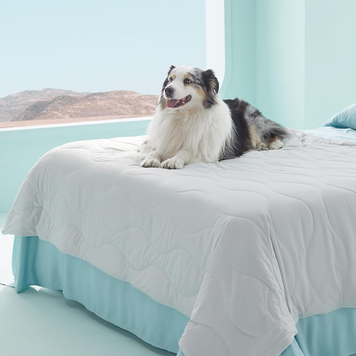 Bedsure ArcticMax Q-MAX>0.5 Premium Cooling Blanket for Medium - Pearl Grey / Twin(60x80")