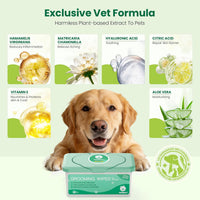 Pet Wipes for Dogs & Cats - Aloe Vera / 1 Box-100 Count - image 2