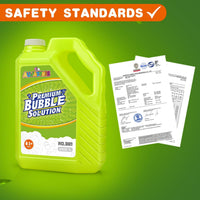 Bubble Solution Refill - 70 OZ Non-Toxic Pre-Mix Refill for Bubble Machine – Fun for Kids & Family - Green-32 Ounce - image 4