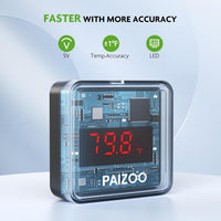 PAIZOO LED Waterproof Aquarium Thermometer Always-on Display with USB - image 3
