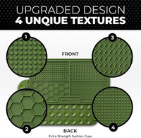 Pup Culture Dog Lick Mat for Dogs (2 Pack), Feeding Pad for Anxious Pets Plus 4 Different Puzzles for Mental Stimulation for Dogs - Supports Mental, Dental, and Digestive Health - Heavy Duty