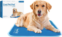 The Green Pet Shop Cool Pet Pad, Self-Cooling - Large / Blue