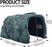BNOSDM Reptile Hideout, Tortoise Hide Cave, Resin Rock - XL-7.87x5.12x4.33inches - image 2