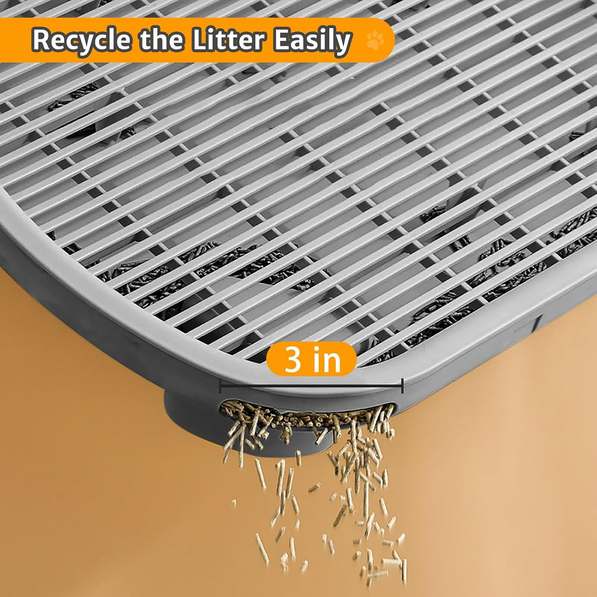 Litter Catching Step for Cat Litter Box - Blue - image 4
