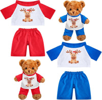 Civaner 2 Pack Bear Clothes Stuffed Animal Outfit Pajamas - Deer Style