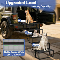 Dog Steps for Car, SUV with Upgraded Non-Slip Surface - 5 Steps - image 4