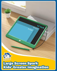 TEKFUN 15" LCD Writing Tablet for Kids - Green / 12 Inch - image 2
