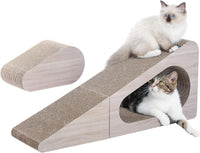 PAWZ Road 28.3" Cardboard Cat Scratcher Triangle 2 in 1 Cat