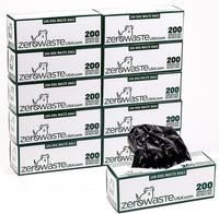 Zero Waste USA, 2, 000 Premium Dog Waste Station Refill Bags - Black / 1 Count (Pack of 10)