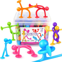 OleOletOy Suction Fidget Toys for Kids: 21 Pack Stretchy Sensory Toys – Fun for Kids & Family - 21 Pack
