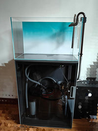 Ultra Clear Rimless Low Iron Glass Aquarium Tank (W23.62×D11.81×H14.17 inch(60x30x36cm)) 6mm Thickness Include Black Leveling Mat