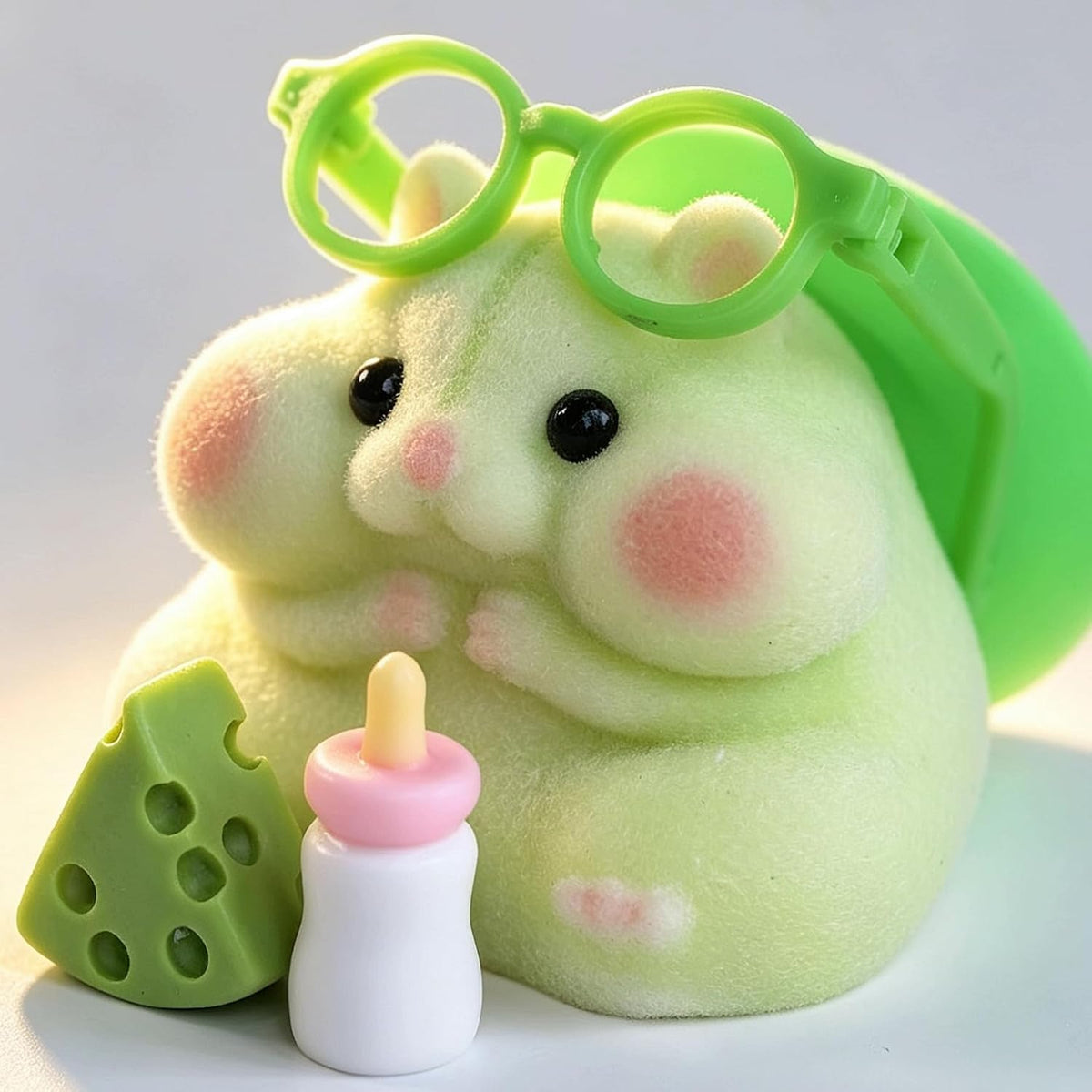 Handmade Hamster Squishy Toy - Green - image 3