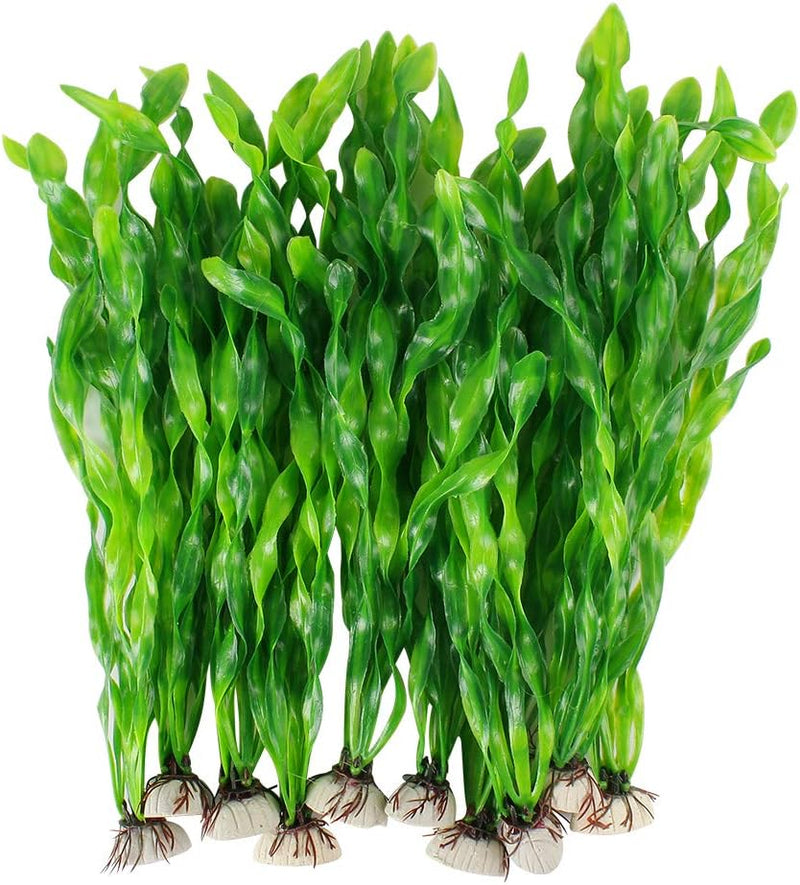 MyLifeUNIT Artificial Seaweed Water Plants for Aquarium - Green
