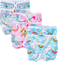 Pet Soft Female Dog Diapers, Puppy Diapers - Animals / Medium:14''-19''