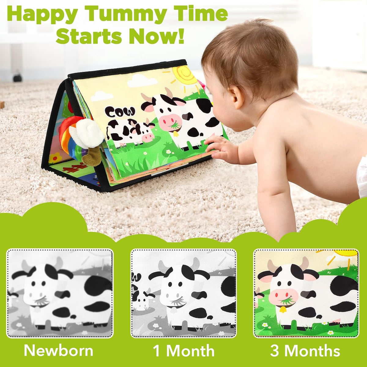 URMYWO Tummy Time Mirror Toys - Large - image 4