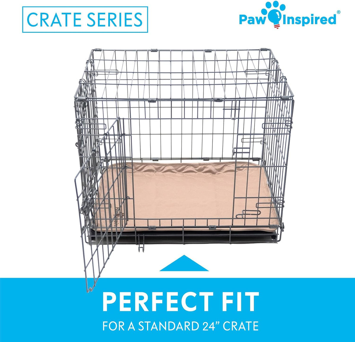 Paw Inspired Washable Crate Liners for Dogs - 24 Inch - image 4