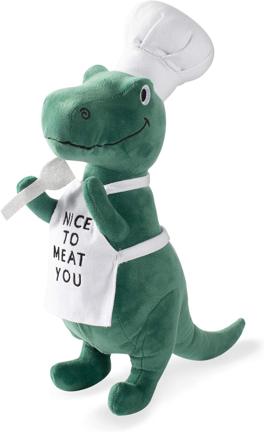 Fringe Studio Dog Plush Pet Toy with Squeaker - King of The Grill