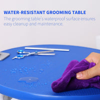 Dog Grooming Table for Dogs At-Home - blue - image 3