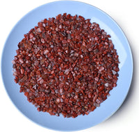 LAIDANLA Rose Quartz Crushed Stone Crystal Chips Bulk - Red Agate / 0.55 Pound-（0.28"-0.35"） - image 3