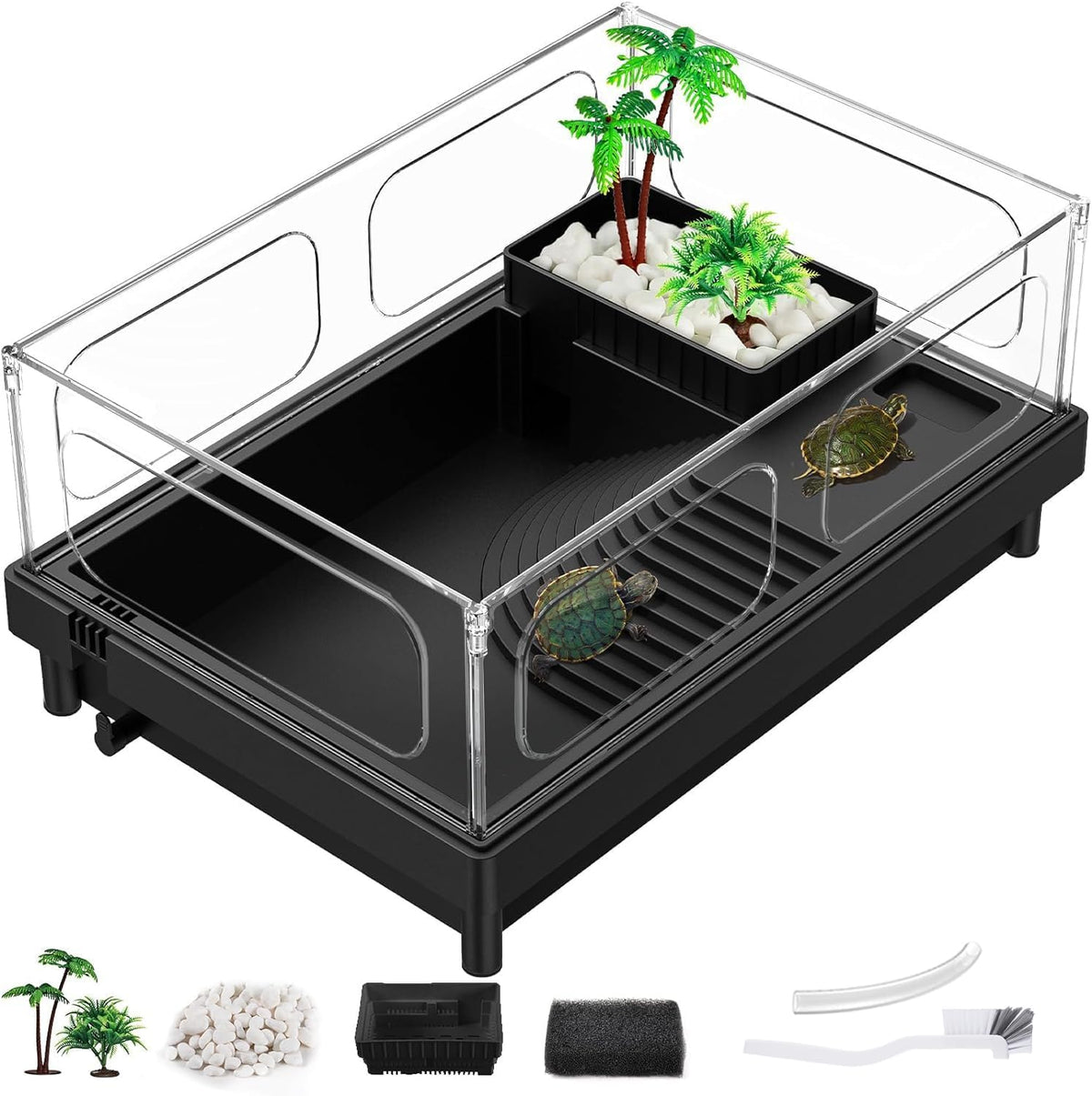 MoonOrange Small Turtle Tank Kit - Black Tank