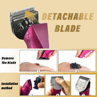 3-Pack 5-in-1 Replacement Blade Compatible with Wahl Animal Bravura - Silver / 3 Pack - image 3