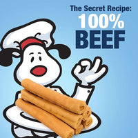 ValueBull USA - Rawhide Twists for Small Dogs, 5 Inch, Smoked, Varied Thicknesses, 100 Count - Natural & Safe, USA Beef Hide, Long Lasting, Chemical Free, No Artificial Flavors