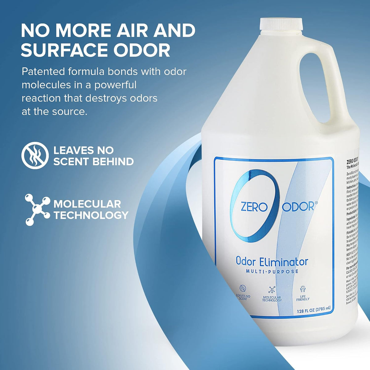 Zero Odor Multi-Purpose Odor Eliminator - 128 Fl Oz (Pack of 1) - image 2