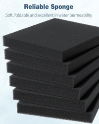 Pawfly 4 Pack Aquarium Bio Sponge Filter Media Pad - 6 Pack（40 PPI） - image 3
