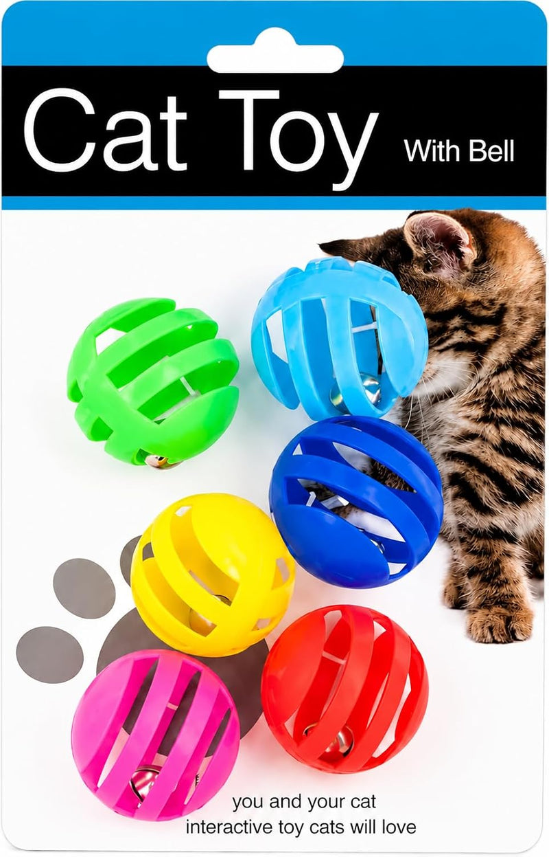 bulk buys Balls with Bells Cat Toys Set, Medium Breeds – Essentials for Cats