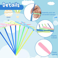 50set Flying Helicopter Toys Set, 50 Propeller+ 50 Rod - image 3
