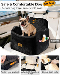 Dog Car Seats for Small Dogs Up to 35 lbs - Black - image 4