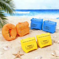 Ztikug inflatable arm floaties, 2 pack of PVC swim arm bands with inflater - view 18