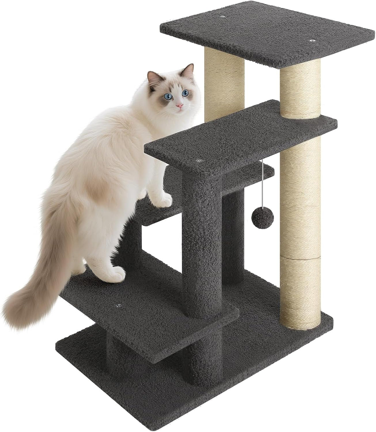 4-Step Pet Steps for Cats/Dogs - Gray / 1 / 4-step