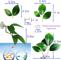 Fish Leaf Pad Fish Tank Accessories Aquarium Décor Simulating 3 pcs - 3 - image 2