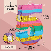 BLUE PANDA 8 Pinata, Small Multicolor - 5 - image 3