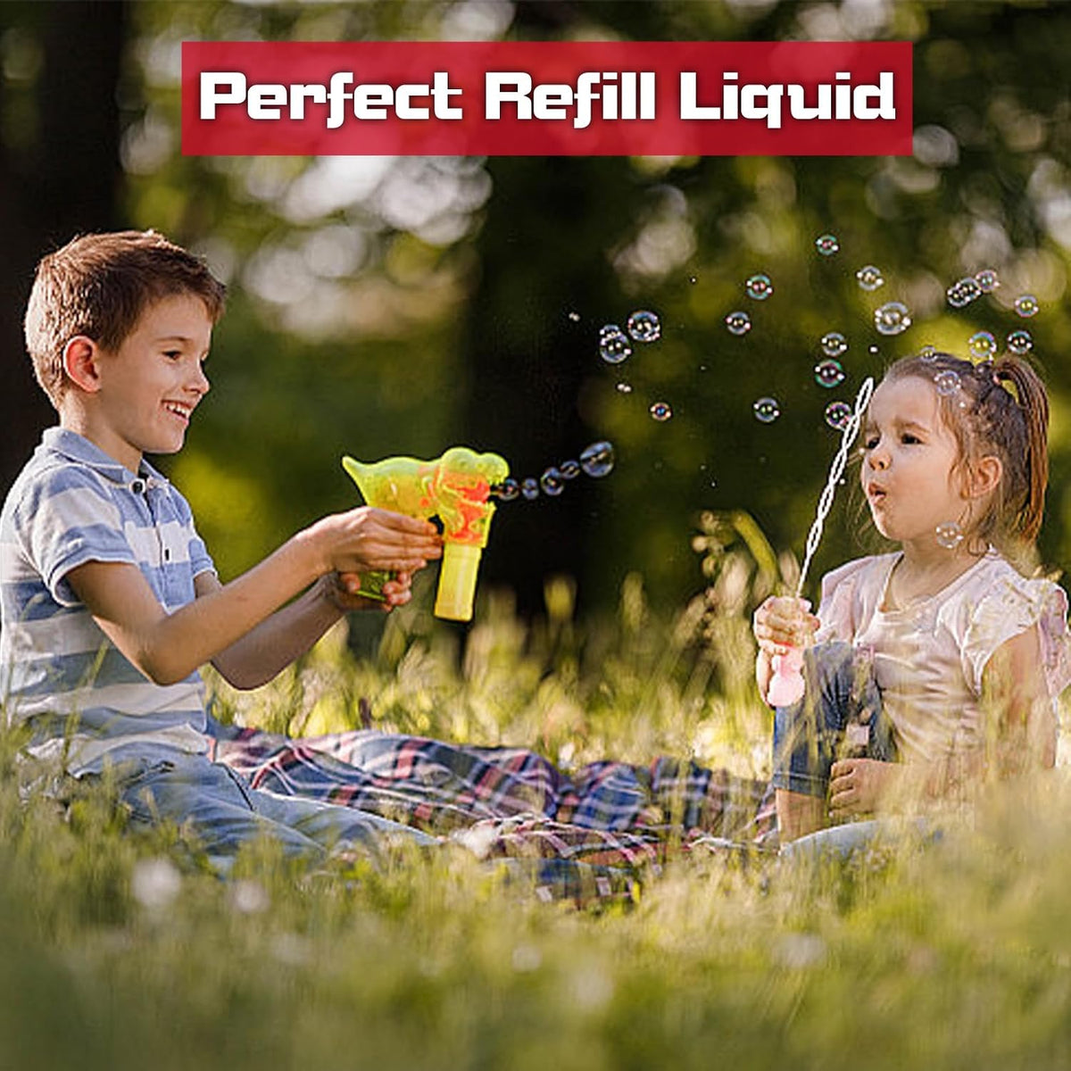 MorTime 3 bottles of concentrated bubble solution refill, 3 L total - view 5