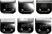 4PCS Dog Grooming Replacement Blades Compatible with Andis/Oster A5 – Essentials for Dogs - 2PC 30:1/50''(0.5MM)