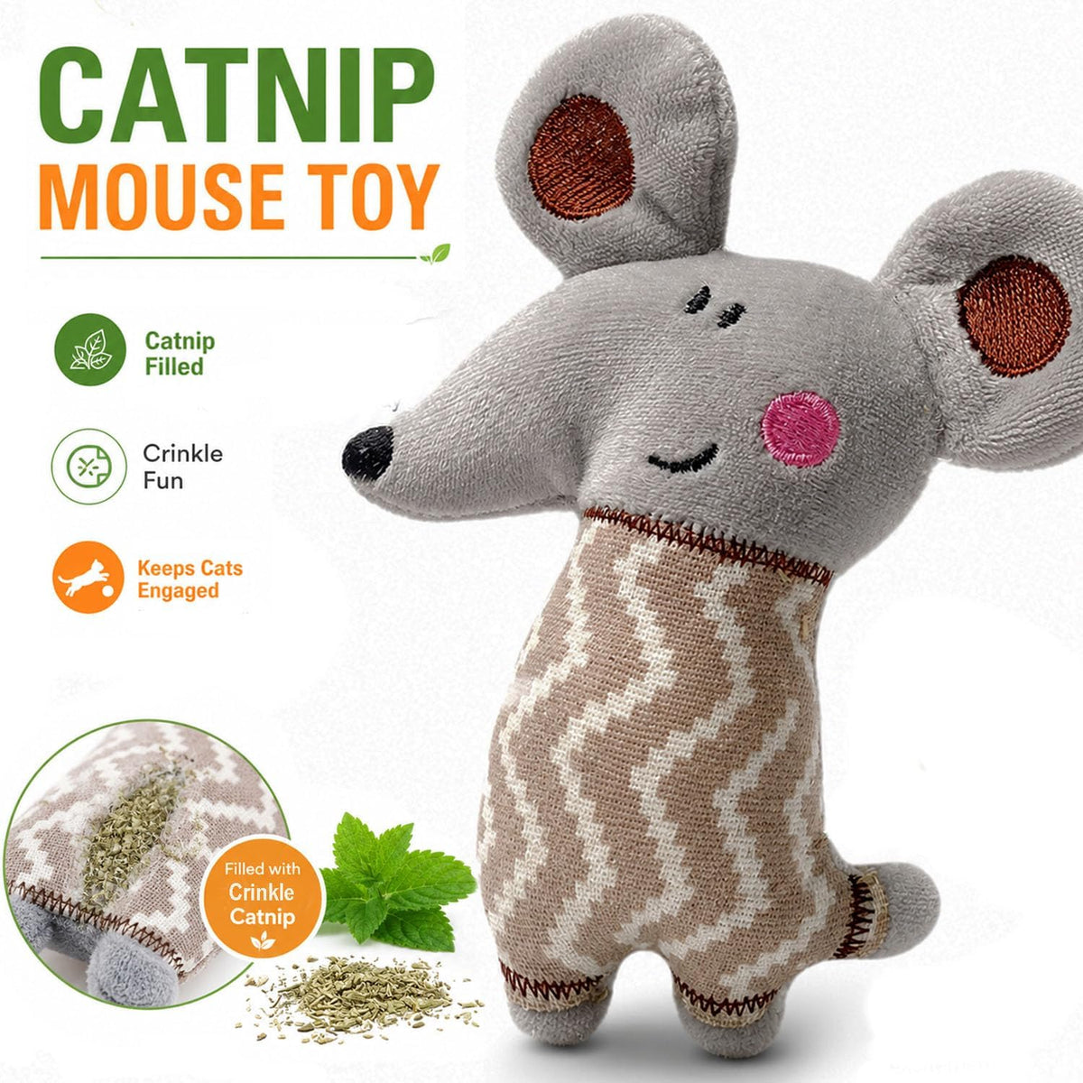Cat Toys, Interactive Cat Toy for Indoor Cats - 002 / Large - image 2